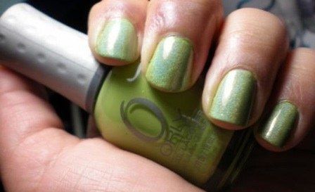 0204 green nail polish utpian bd
