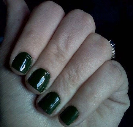 0204 faithfullypink green nail polish bd