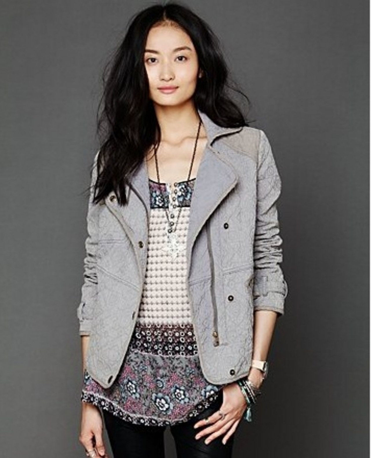 transicional jackets free people quilted fa