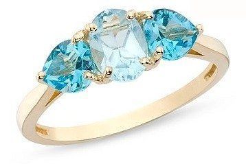 0330 10 blue topaz and diamond engagement ring we