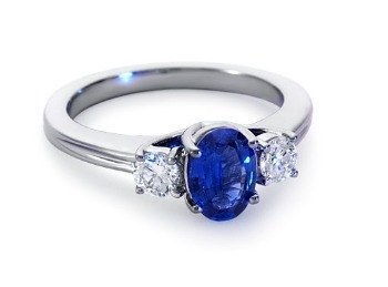 0330 3 sapphire and diamond engagement ring we
