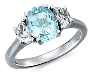 0330 6 aquamarine and diamond engagement ring we