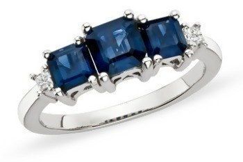 0330 7 sapphire and diamond engagement ring we