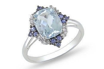 0330 8 aquamarine sapphire and diamond enagement ring we