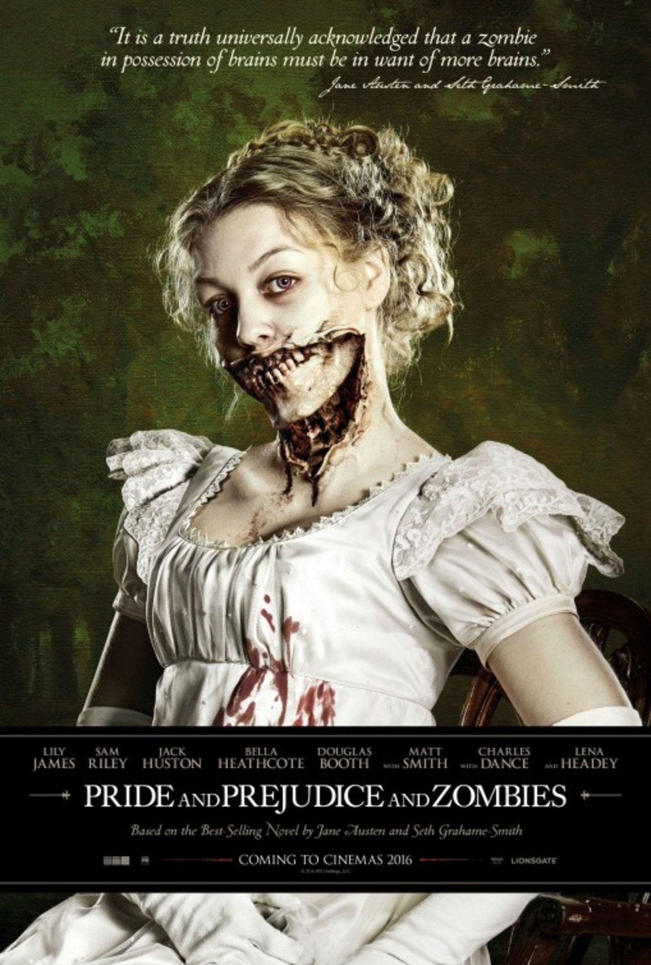Stolz prejudice zombies poster