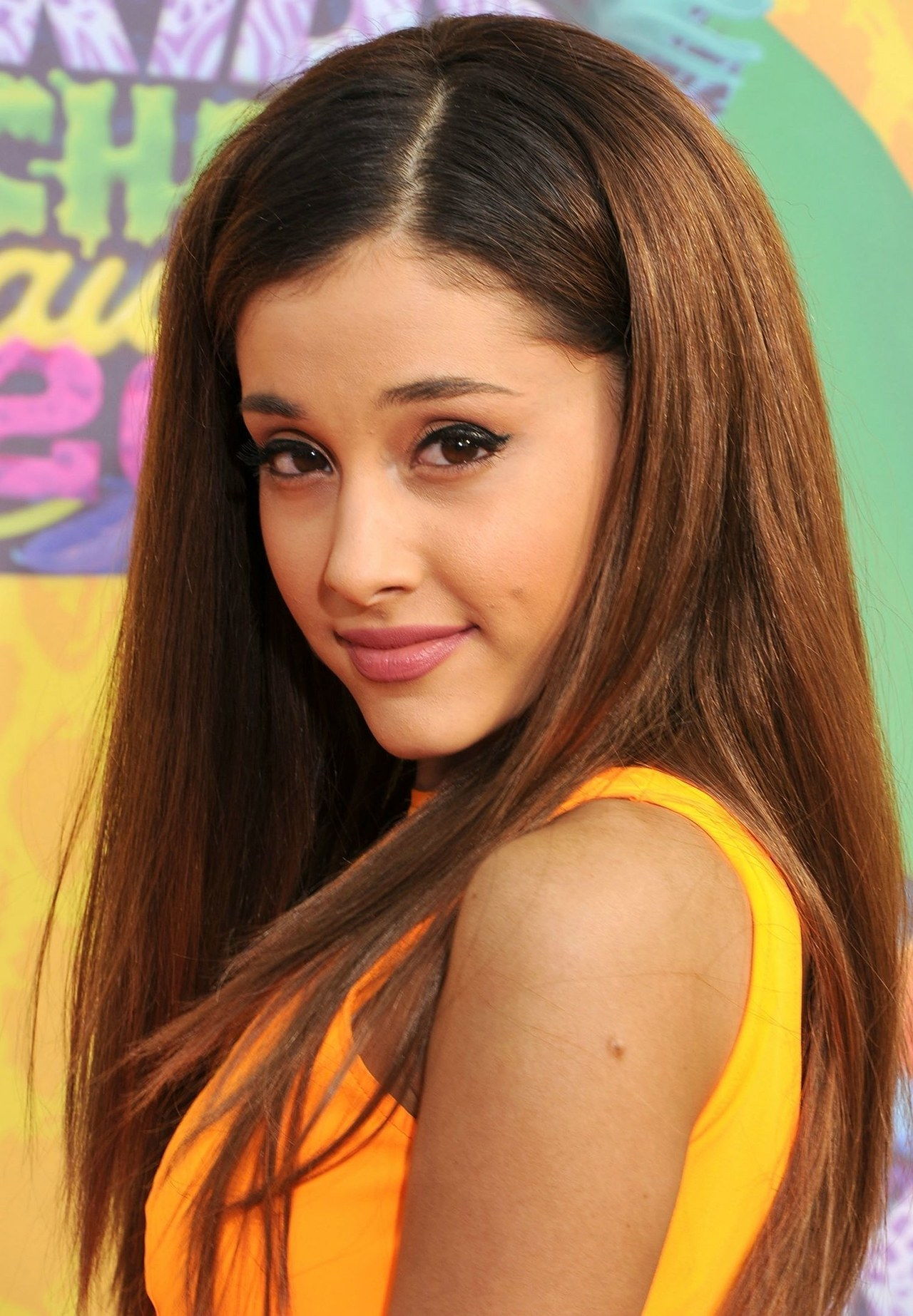 Ariana grande hair down kids choice