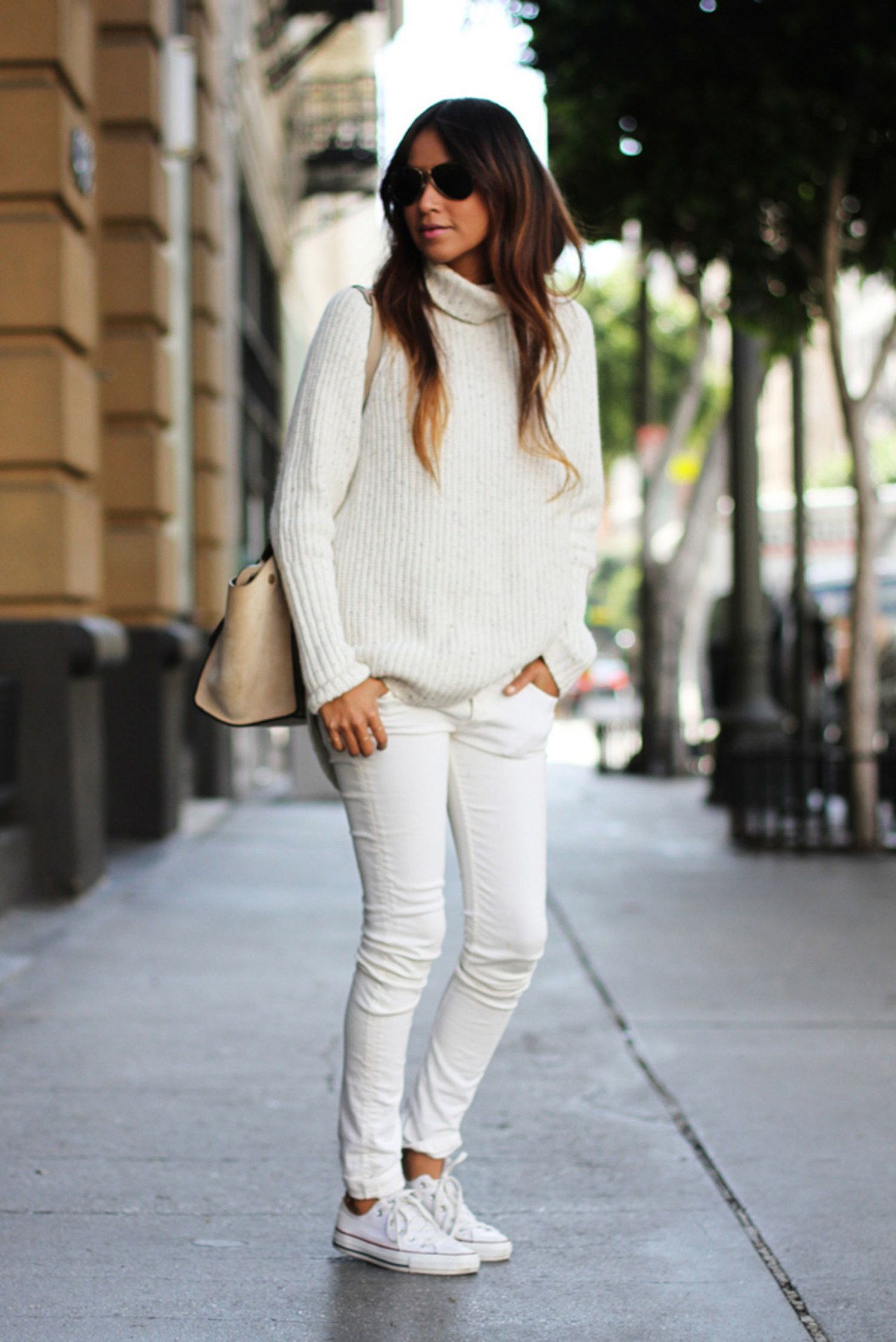 秋季 winter white jeans sincerely jules