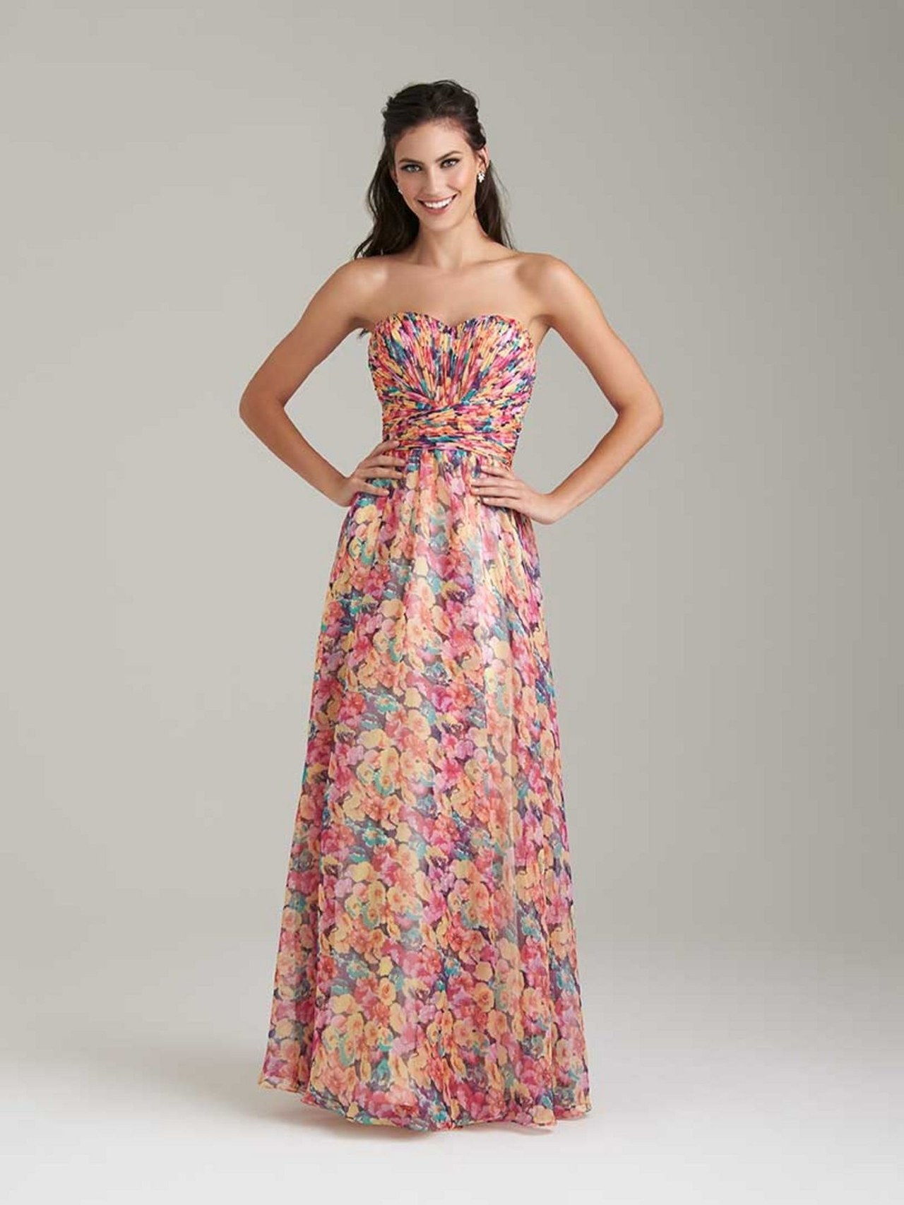 15 floral bridesmaid dresses 0127 courtesy