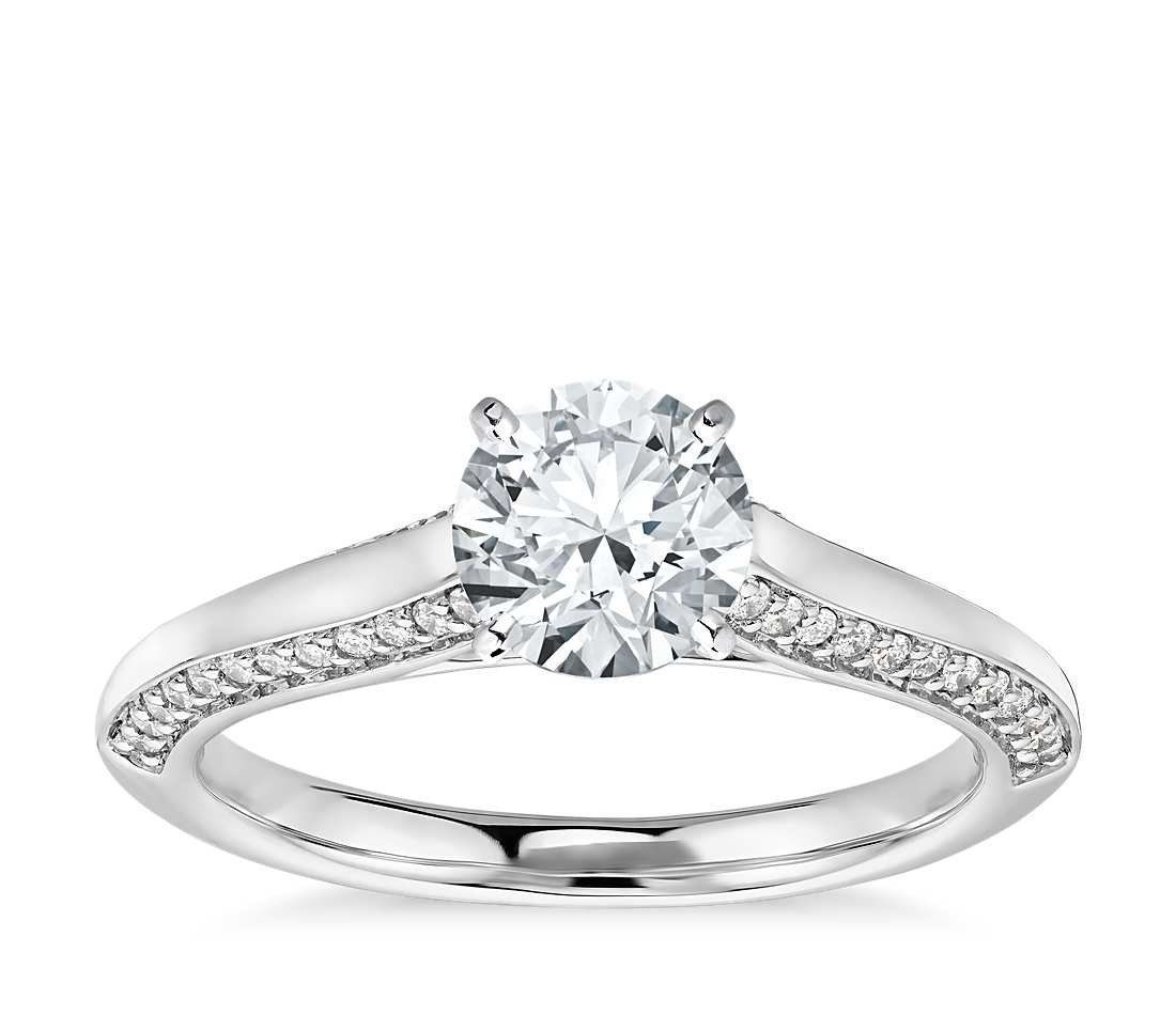 [كولن Cowie Cathedral Solitaire Plus](http://www.bluenile.com/build-your-own-ring/colin-cowie-solitaire-plus-platinum_59916){: rel=nofollow}, $1,190 (setting only).