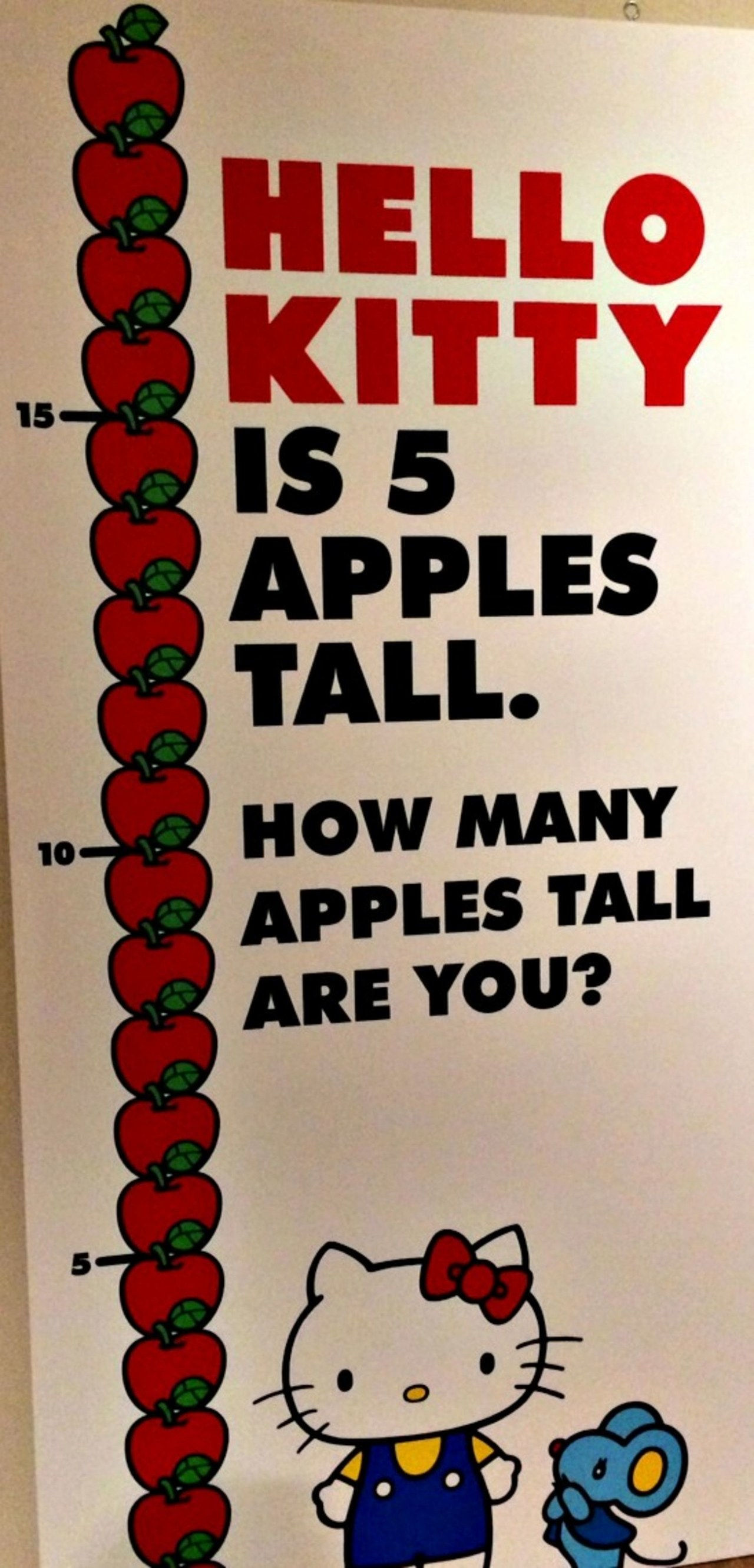 Hallo kitty apples tall