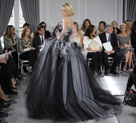 0112 dior couture feather gown fa