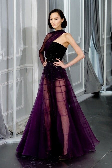 0112 dior couture purple gown fa