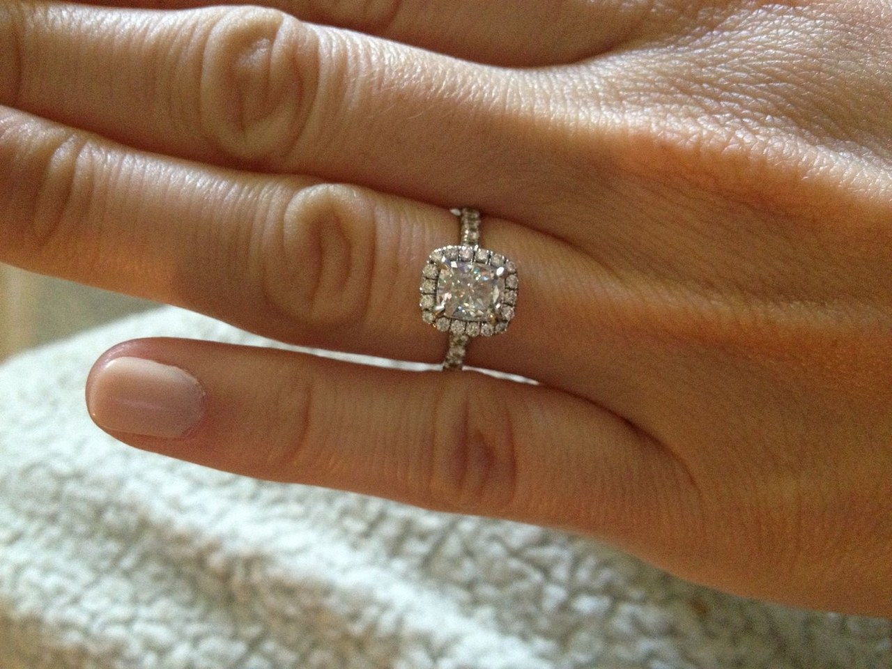 2 real girl diamond engagement rings 1120