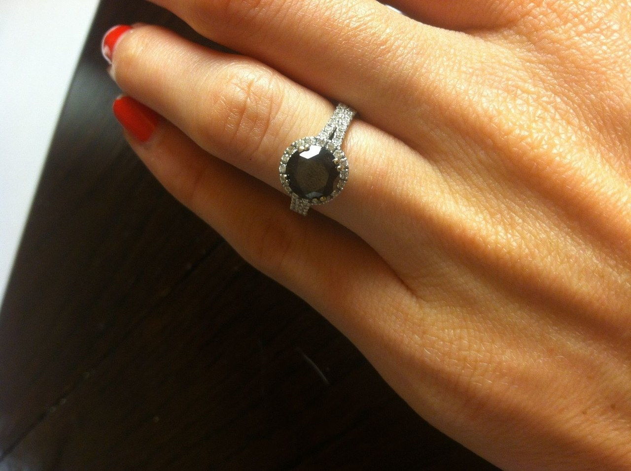 4 real girl diamond engagement rings 1