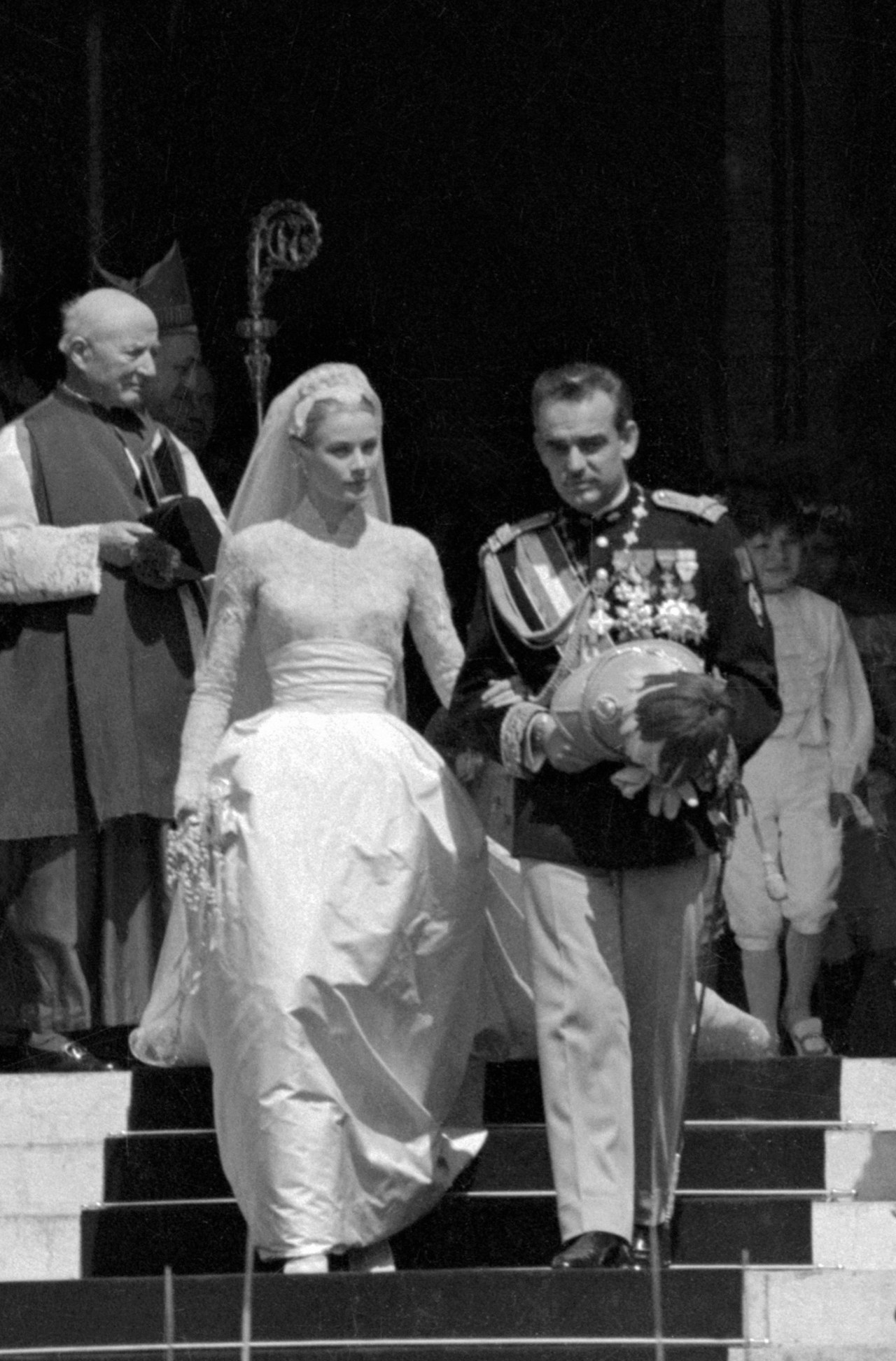 MONACO - APRIL 19: Wedding Of Grace Kelly And Prince Rainier Of Monaco Celebrated In Monaco'S Cathedral On April 19Th 1956. (Photo by Keystone-France/Gamma-Keystone via Getty Images)