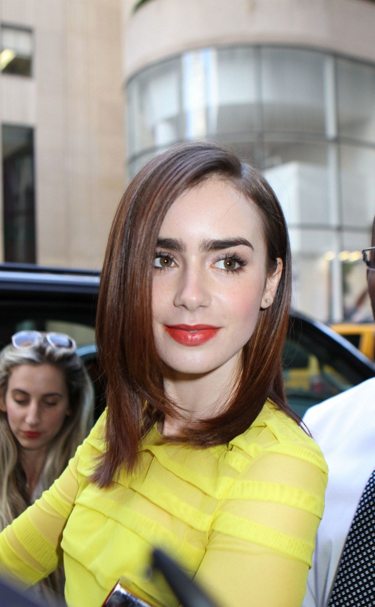 lily collins brows
