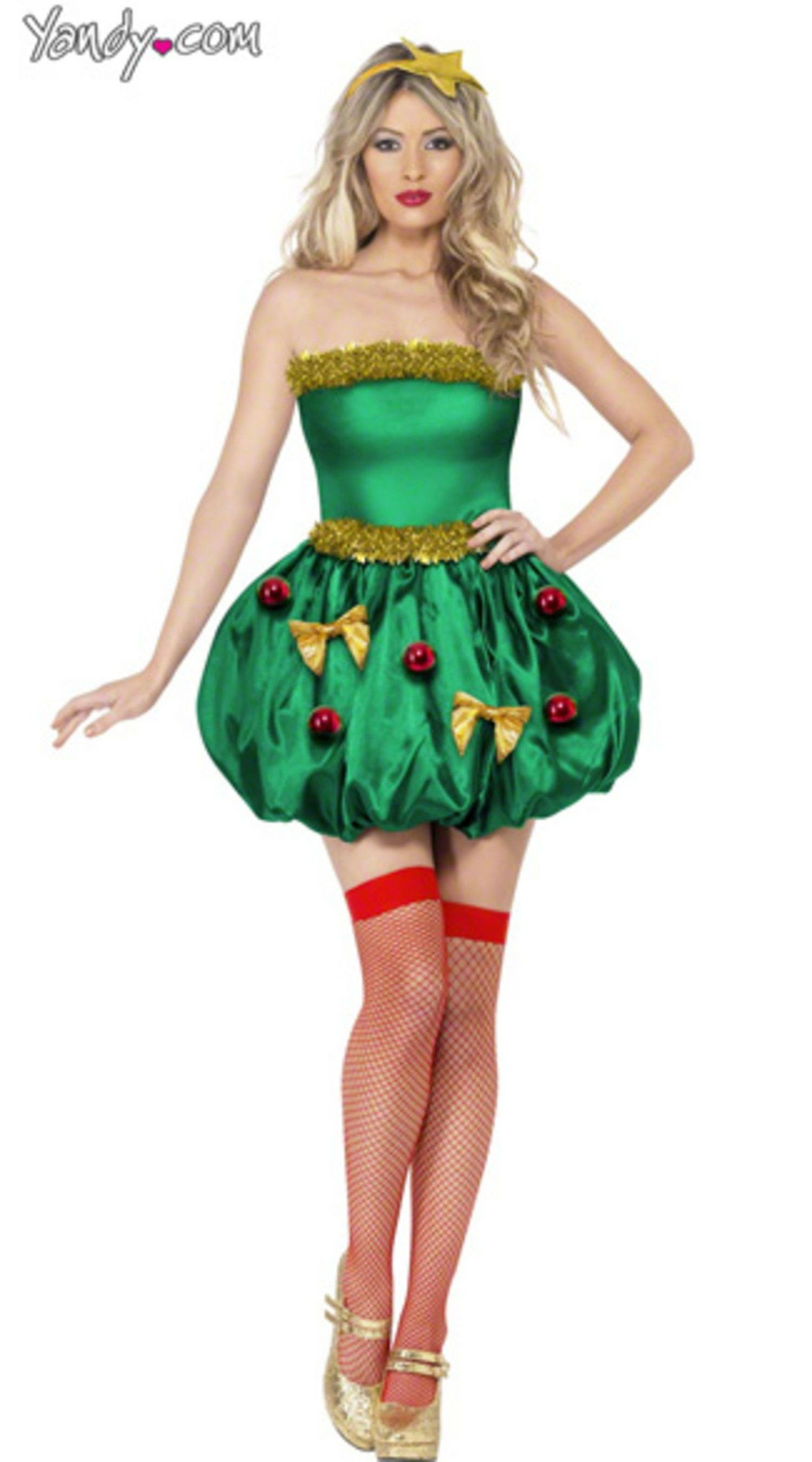 性感的 christmas tree costume