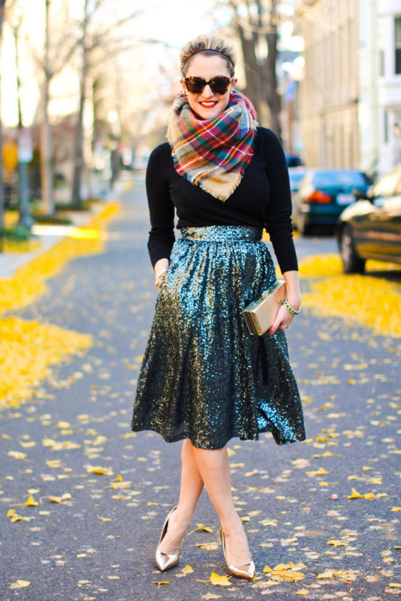 lentejuela skirt outfit ideas lacey perspective