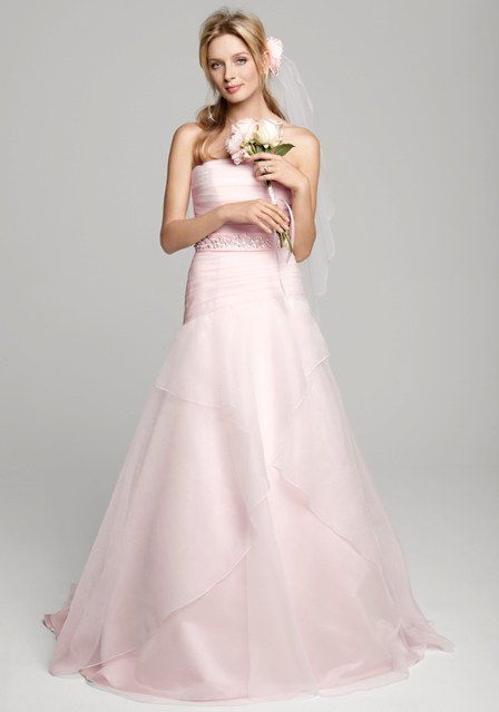 1024 davids bridal pink wedding dresses spring 2013 008