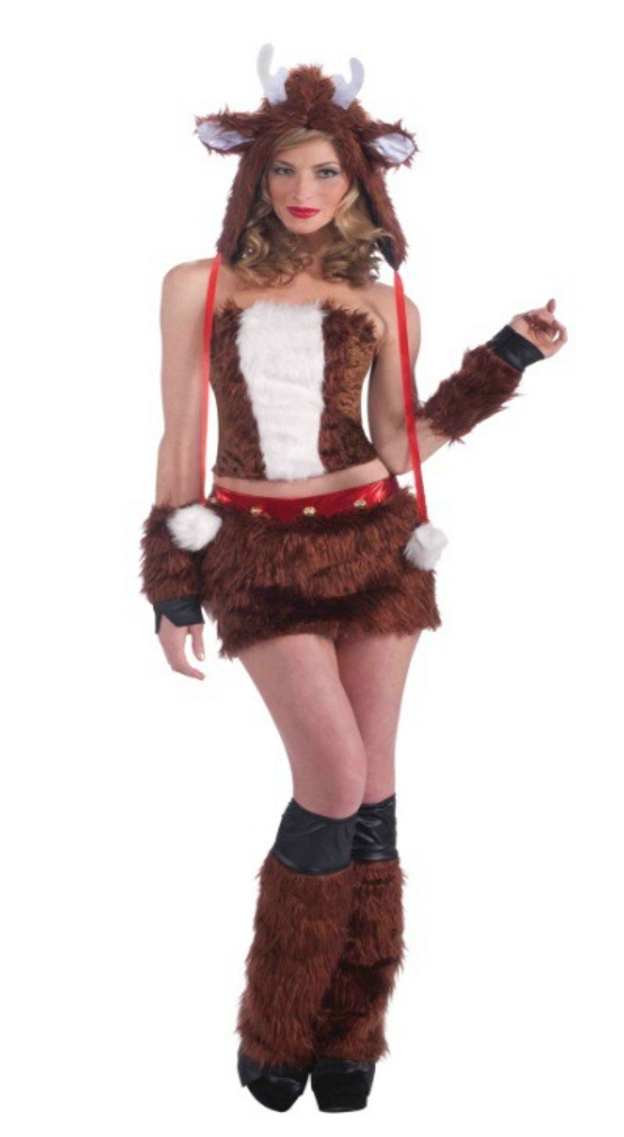 Dame Sexy Reindeer Christmas Costume