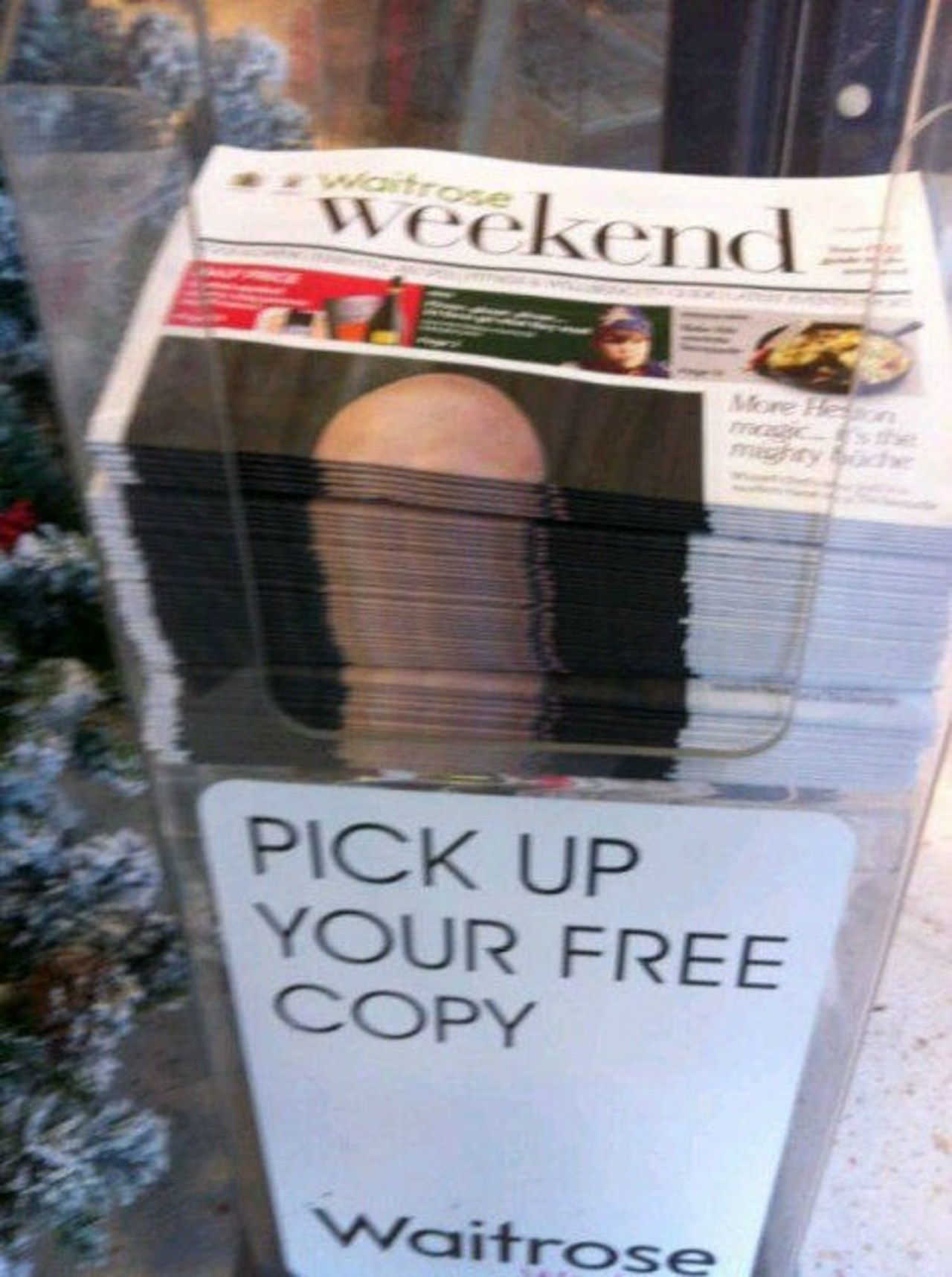 accidental penis newspaper
