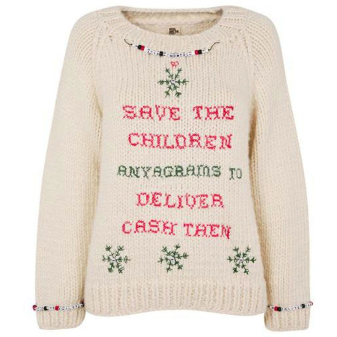 anya hindmarch christmas sweater