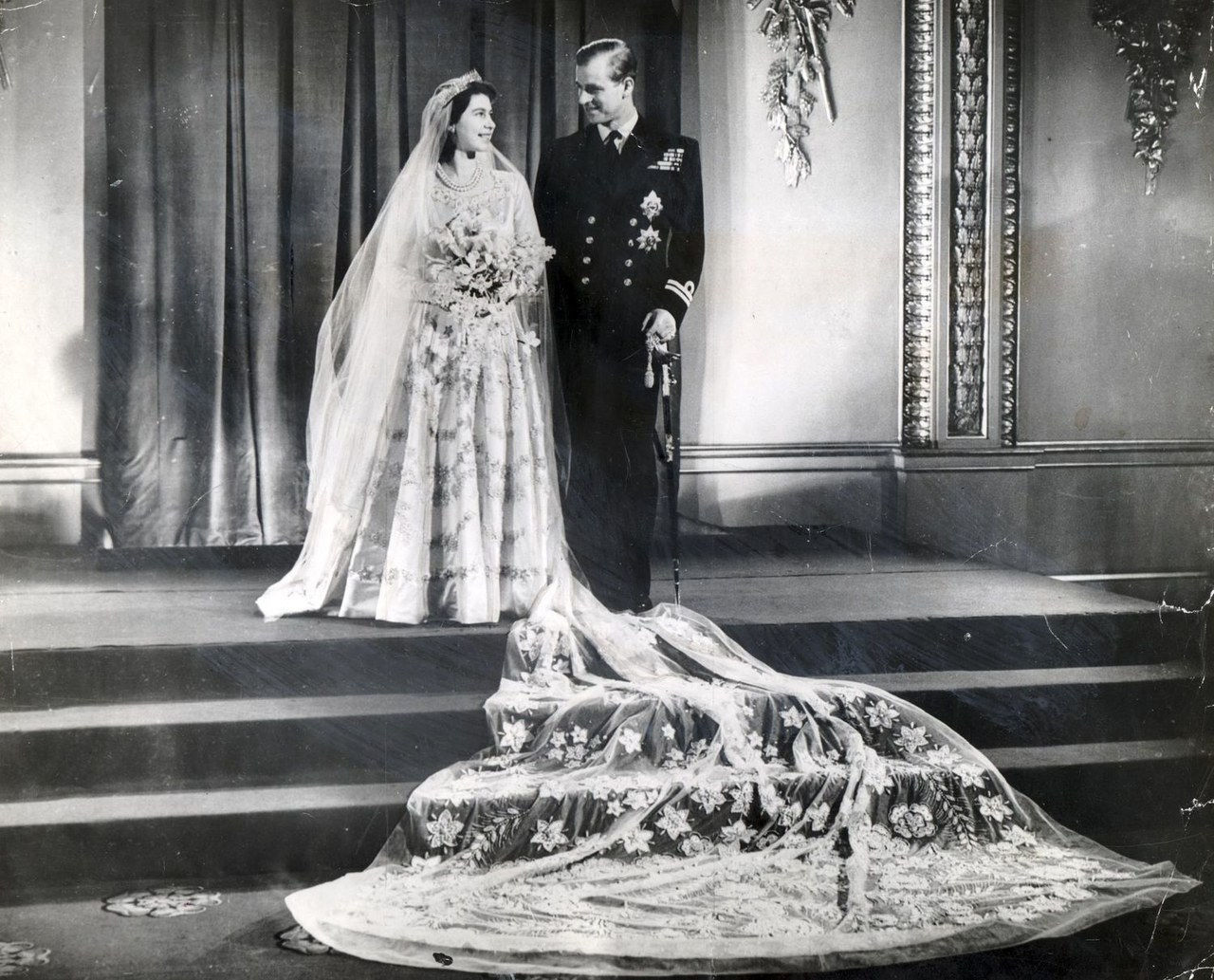 dronning elizabeth prince phillip wedding picture