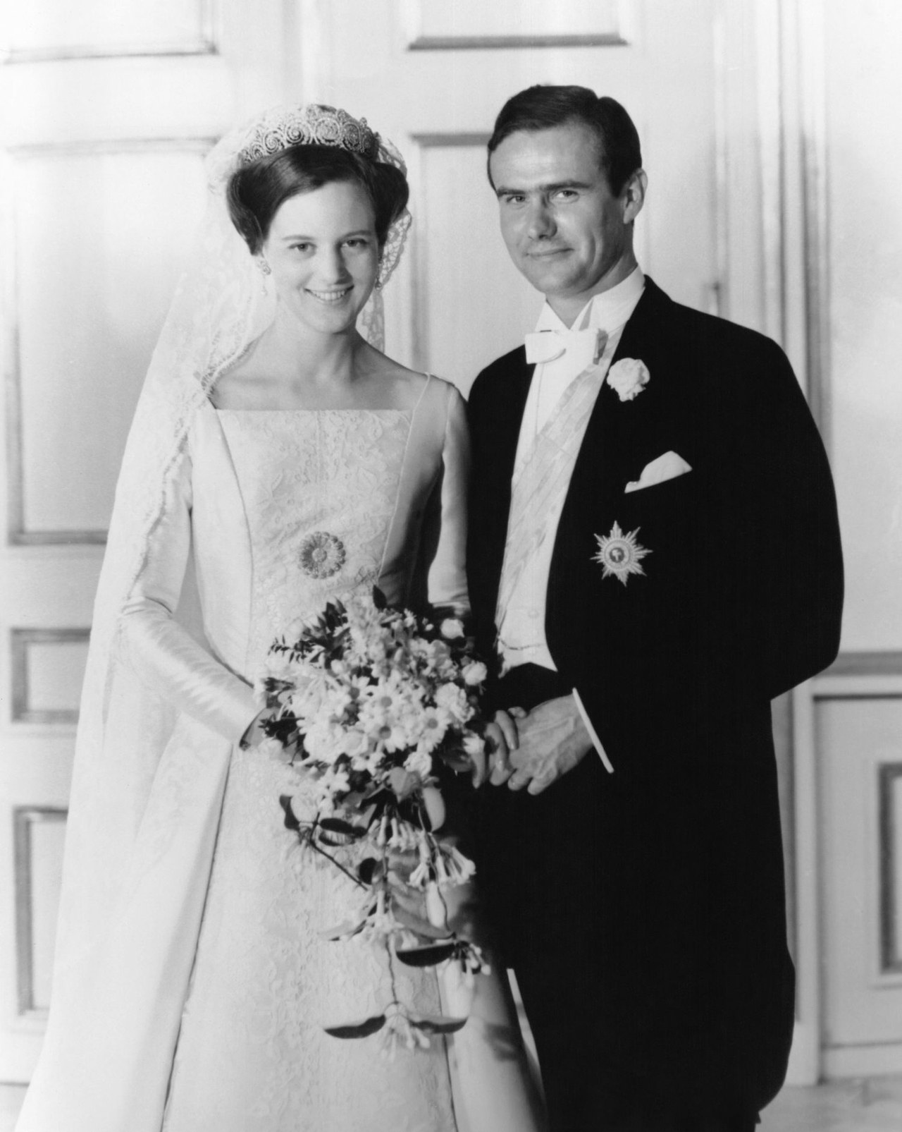 prinsesse Margrethe denmark wedding picture
