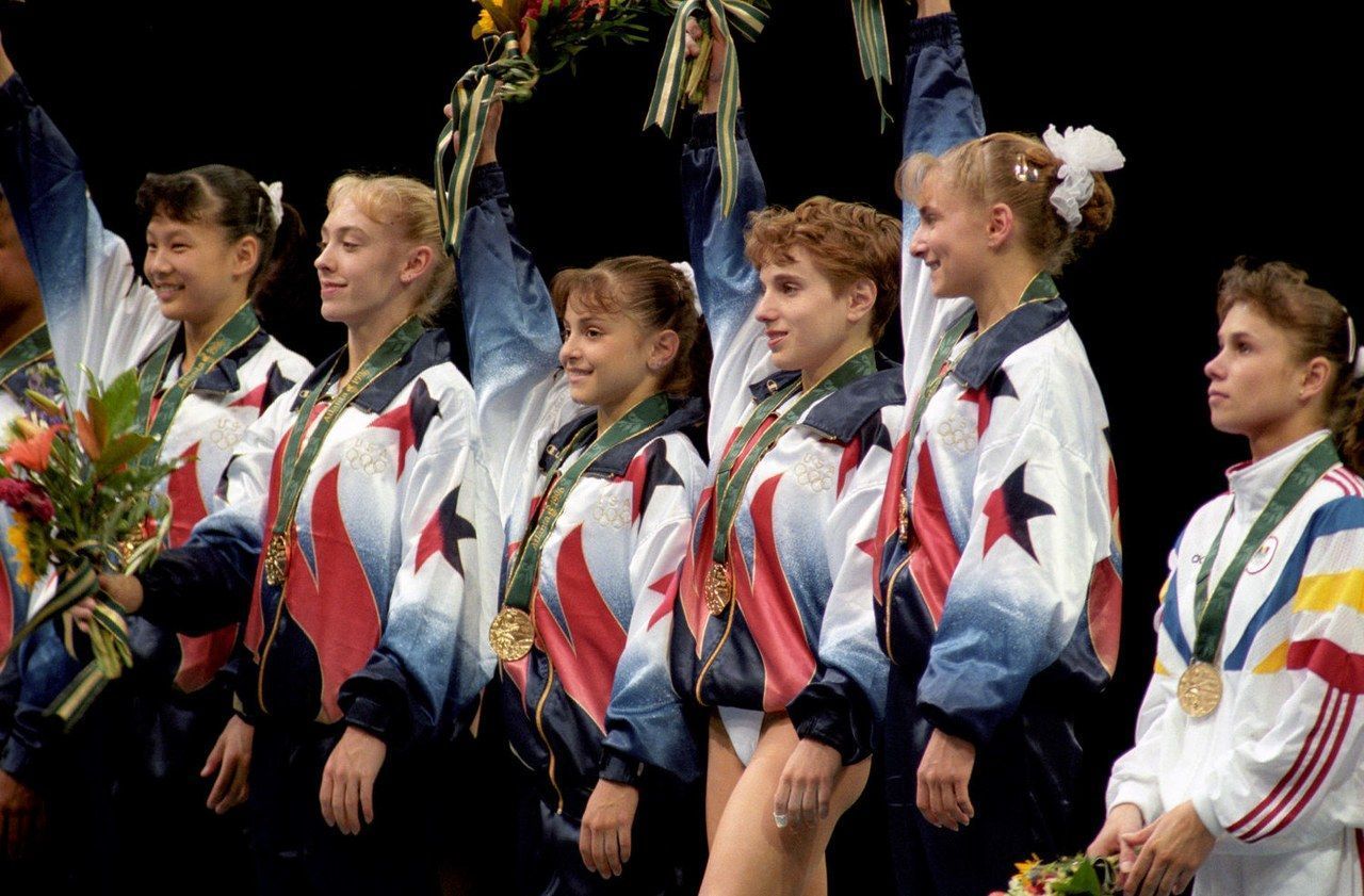 Halloween costume idea 1996 olympics gymnastics
