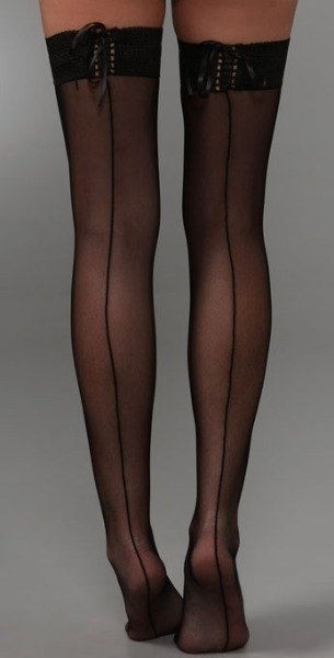 1123 falke corsage stay up sexy stockings sm