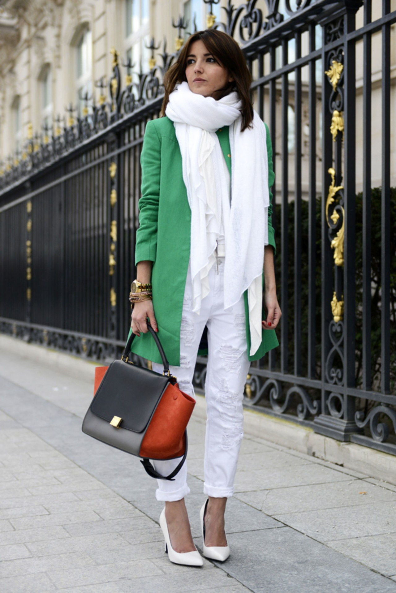invierno white jeans lovely pepa
