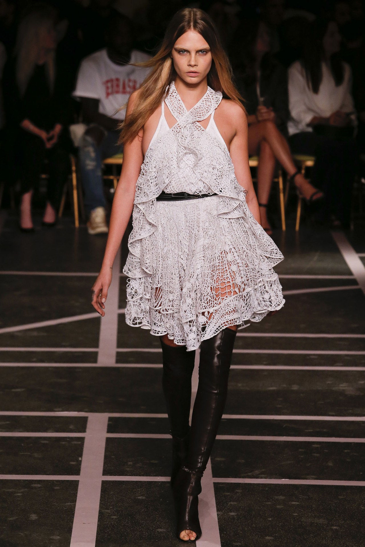 Givechy spring 2015 lace babydoll dress cara delevingne