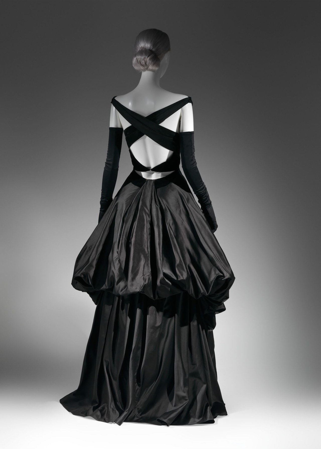 Charles James Black Evening Dress 1948 1
