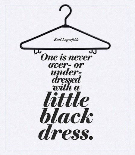 0709 fashion quotes karl lagerfeld little black dress fa