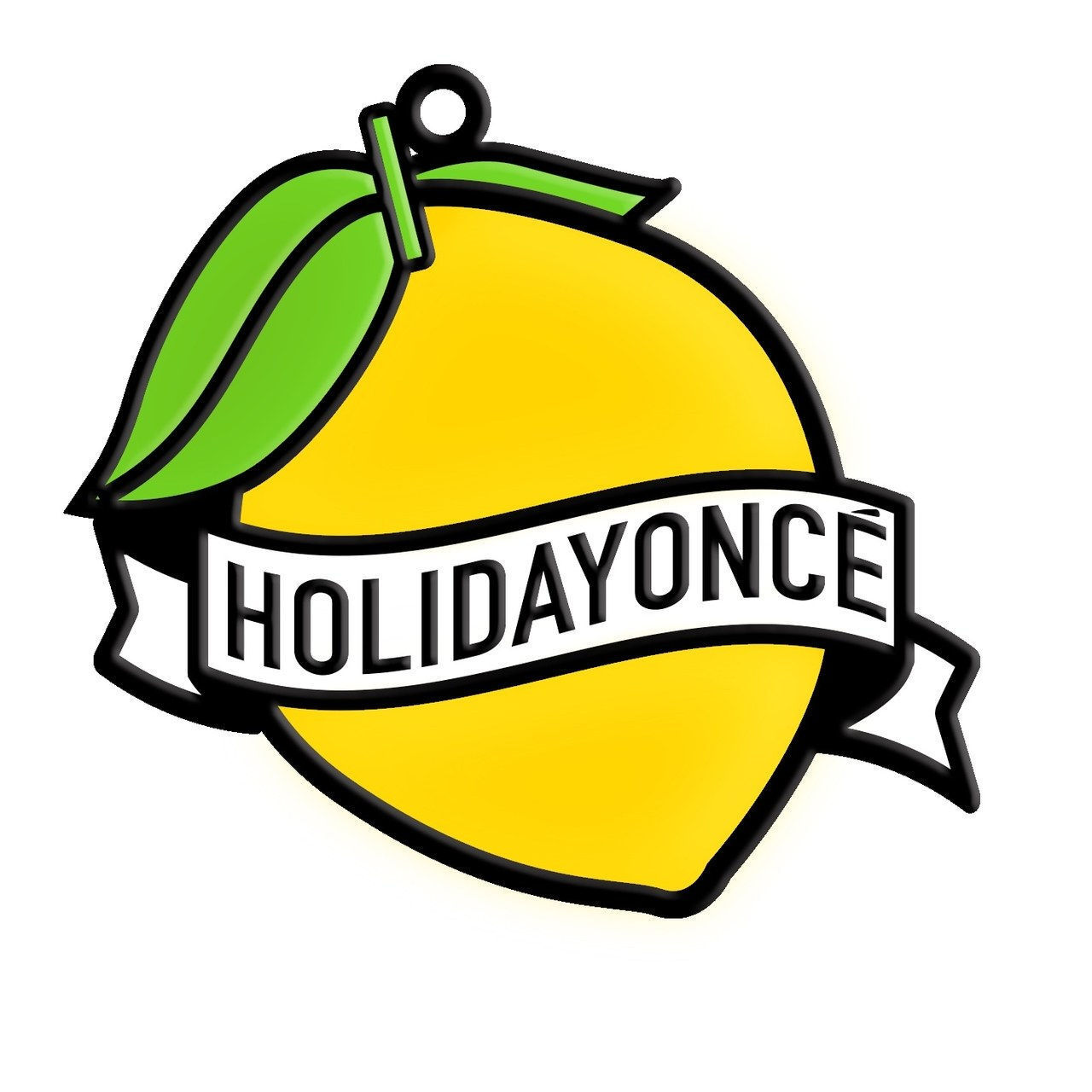 Ferienoncé Lemon Enamel Ornament, $24, [Beyonce.com](https://shop.beyonce.com/products/62209-holidayonce-lemon-enamel-ornament)