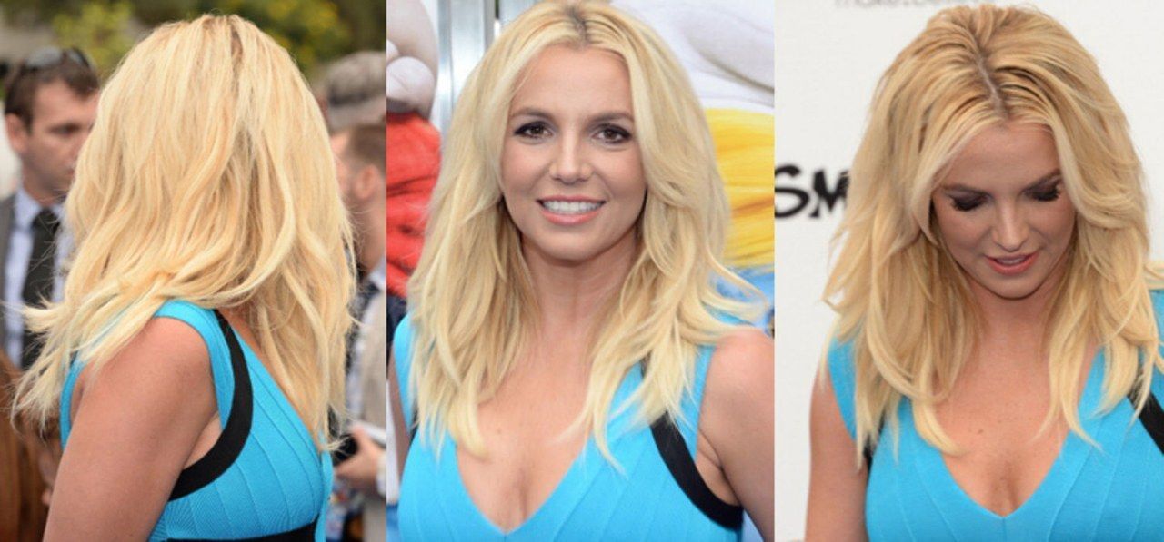 britney spears smurfette hair all angles