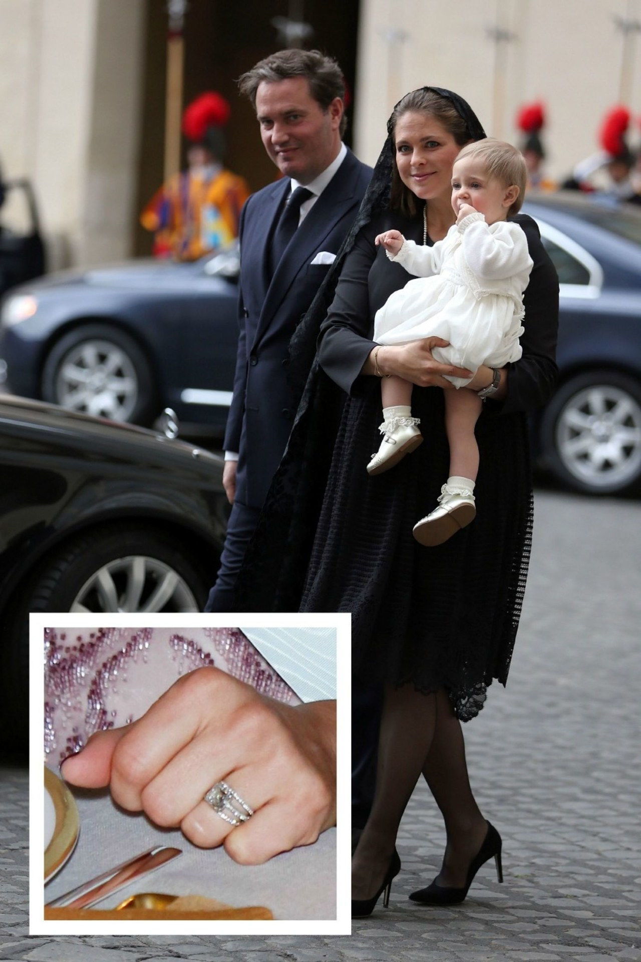 Fejre det svenske kongelige bryllup med 3 prinsesser 'forlovelsesringe