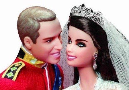 0215 3 royal wedding barbie dolls we