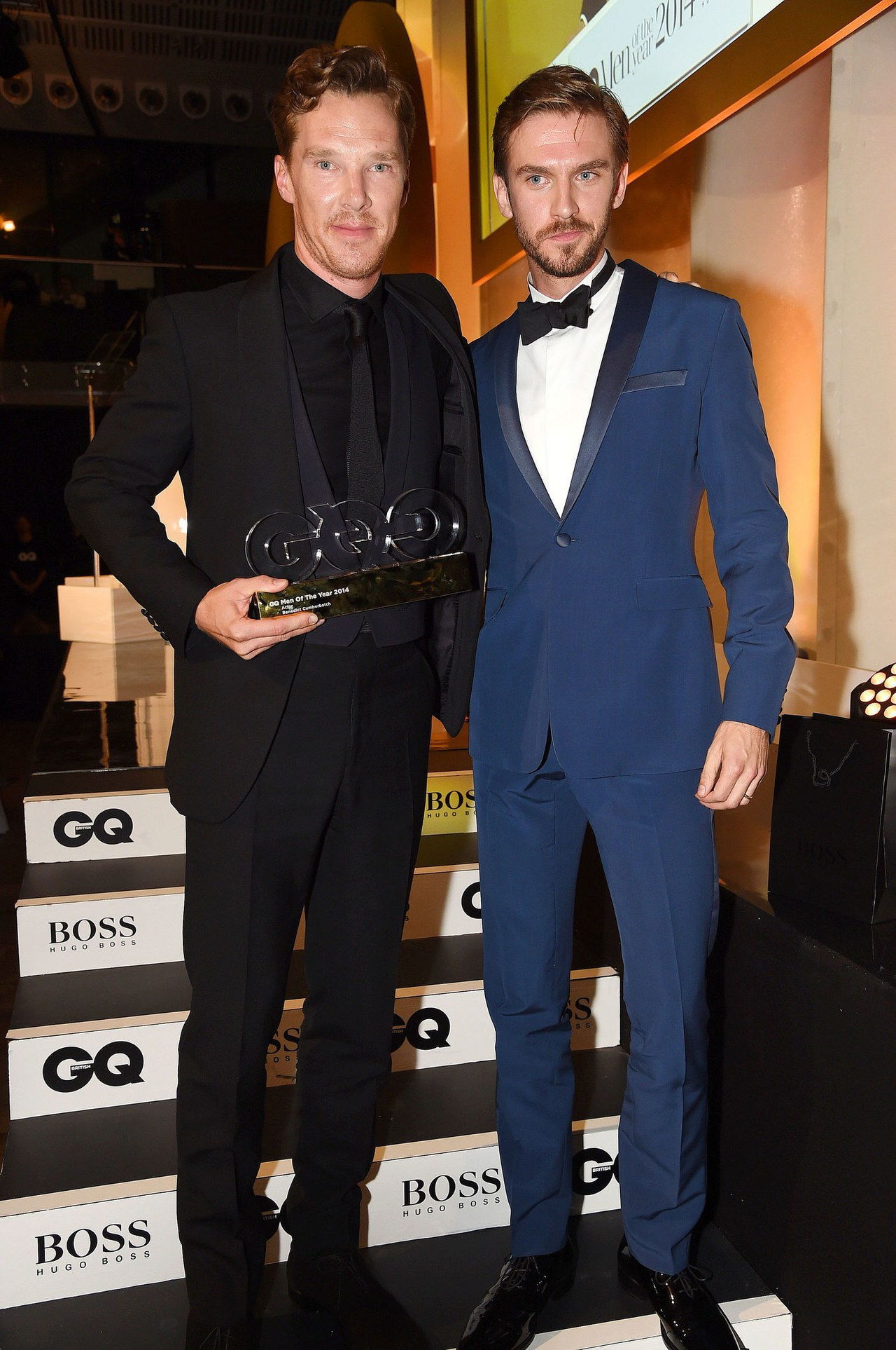 gq men of year awards Benedict Cumberbatch dan stevens