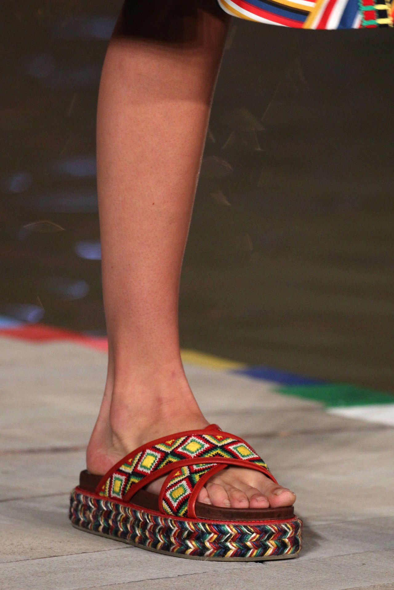 jaro 2016 best shoes tommy hilfiger rainbow slides getty images