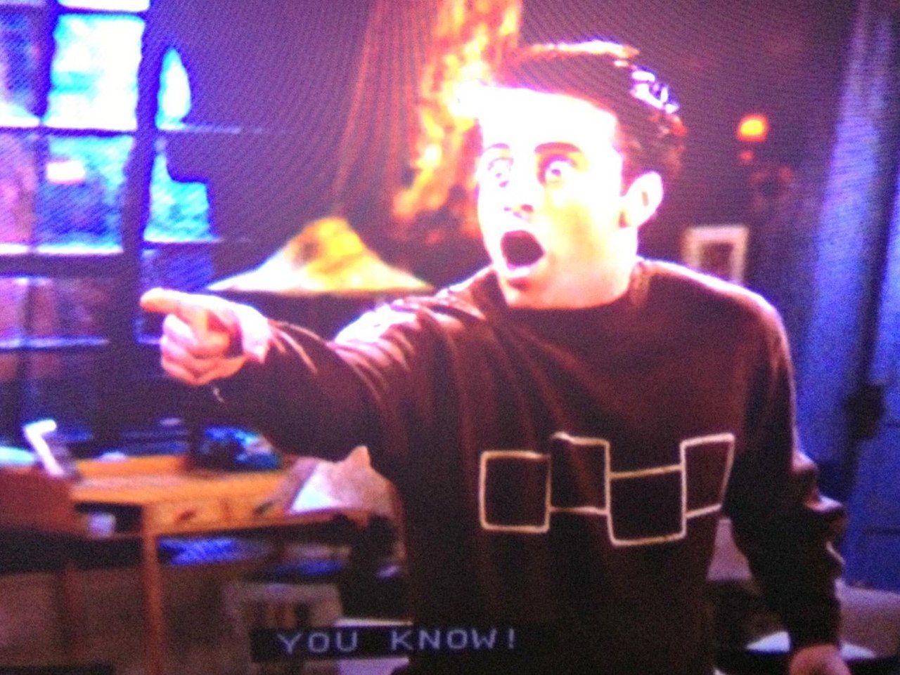 friends joey you know reaction