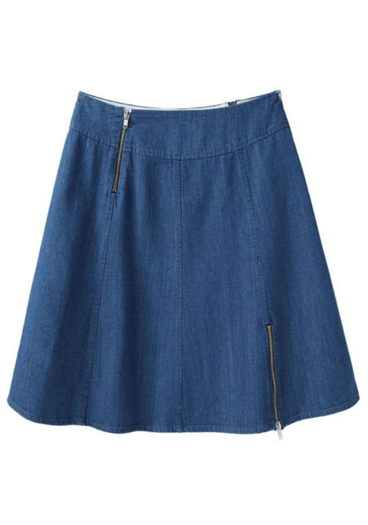 chlapec by band of outsiders denim skirt 1