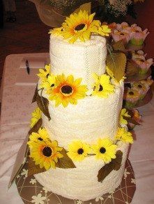 0617 sunflower tiered cake we