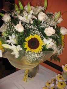 0617 sunflower arrangement we