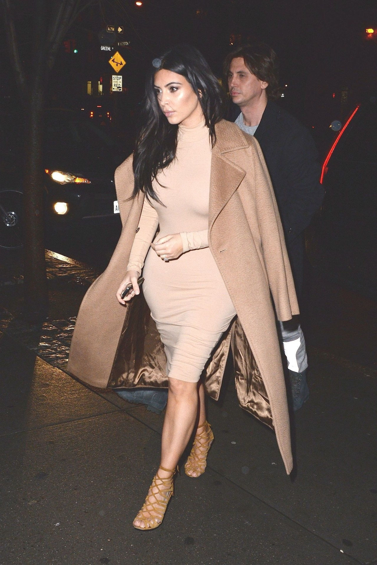 kim kardashian west nude outfit december 2014