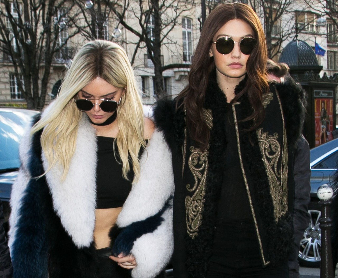 kendall jenner blonde hair gigi hadid brown hair