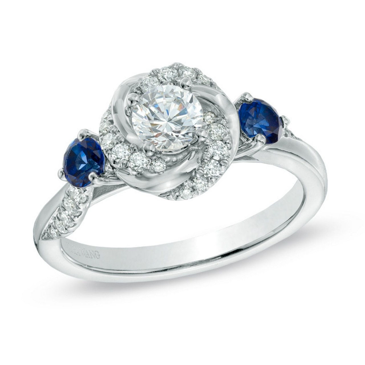 2b sapphire engagement rings 1026 courtesy vera wang love