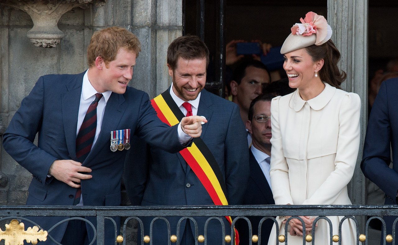 Duque & Duchess Of Cambridge And Prince Harry Attend Grand Place