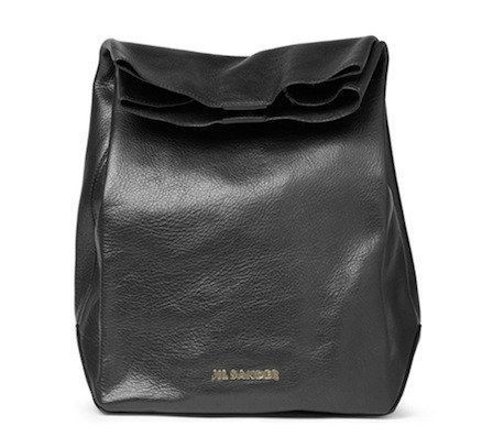 0828jil sander leather lunch bag fa