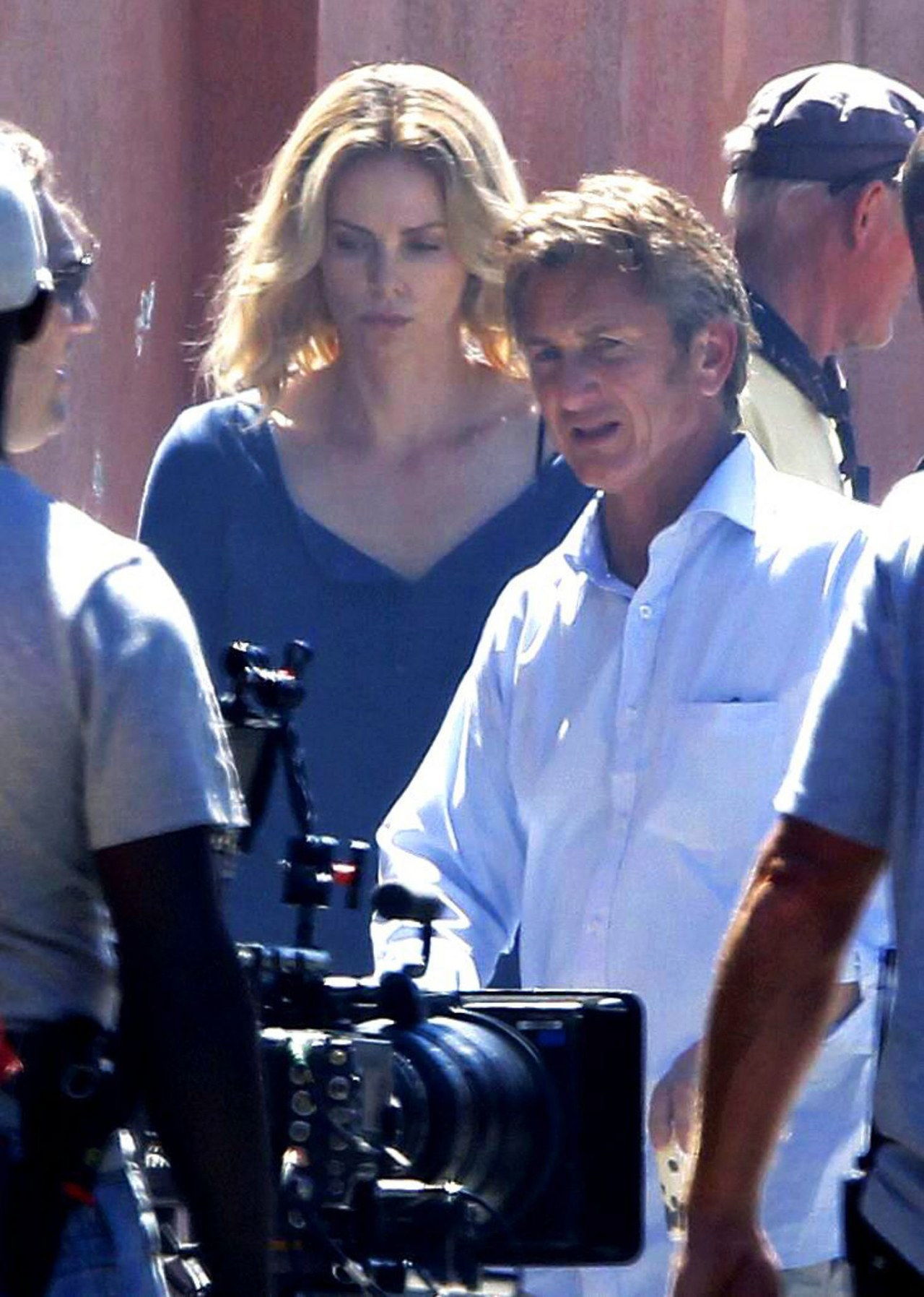 charlize theron red hair onset